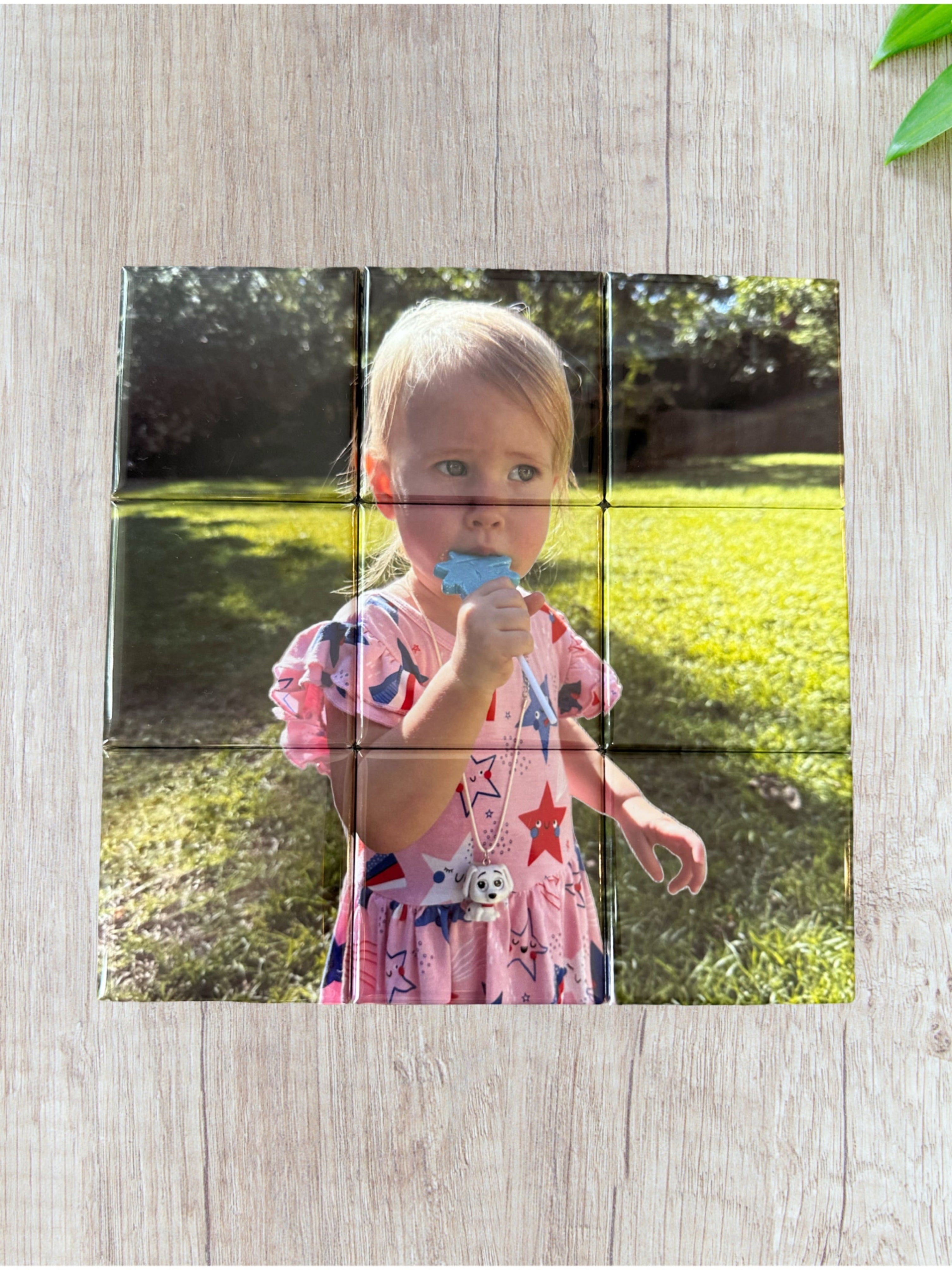 9 Piece Custom Photo Magnet Puzzle